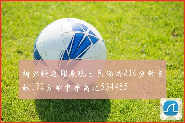 梅尔顿近期表现出色场均216分钟贡献172分命中率高达534485